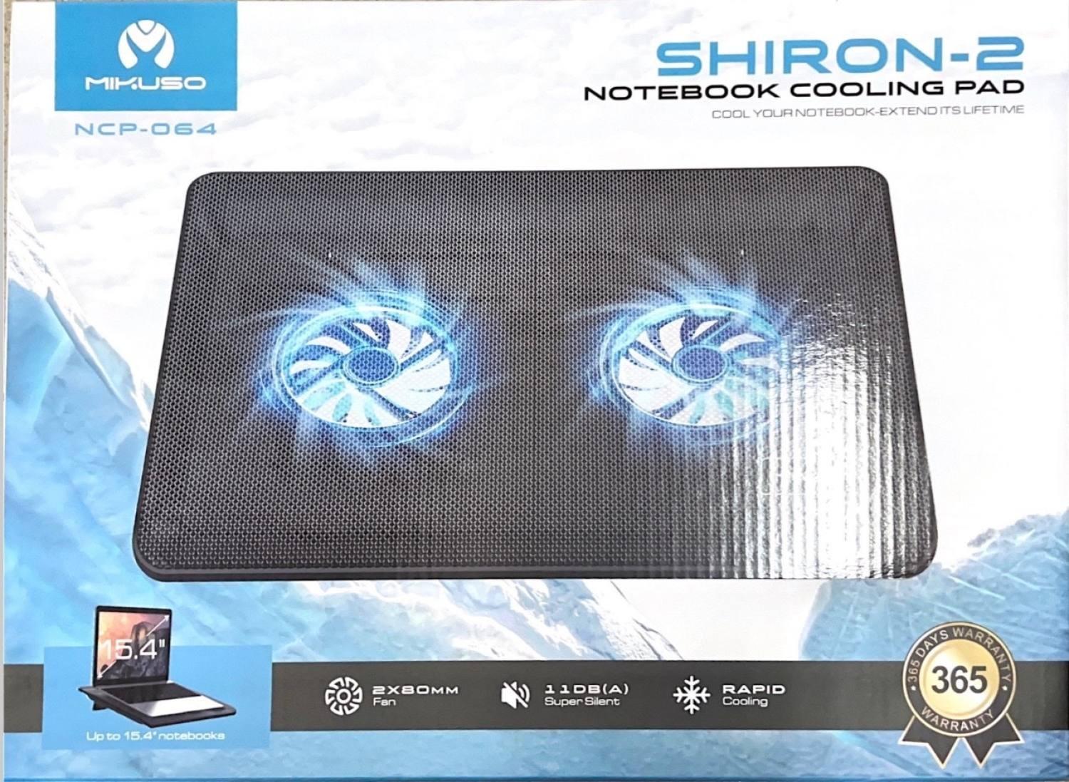 TAPIS DE REFROIDISSEMENT POUR ORDINATEUR PORTABLE avec 2 FUN